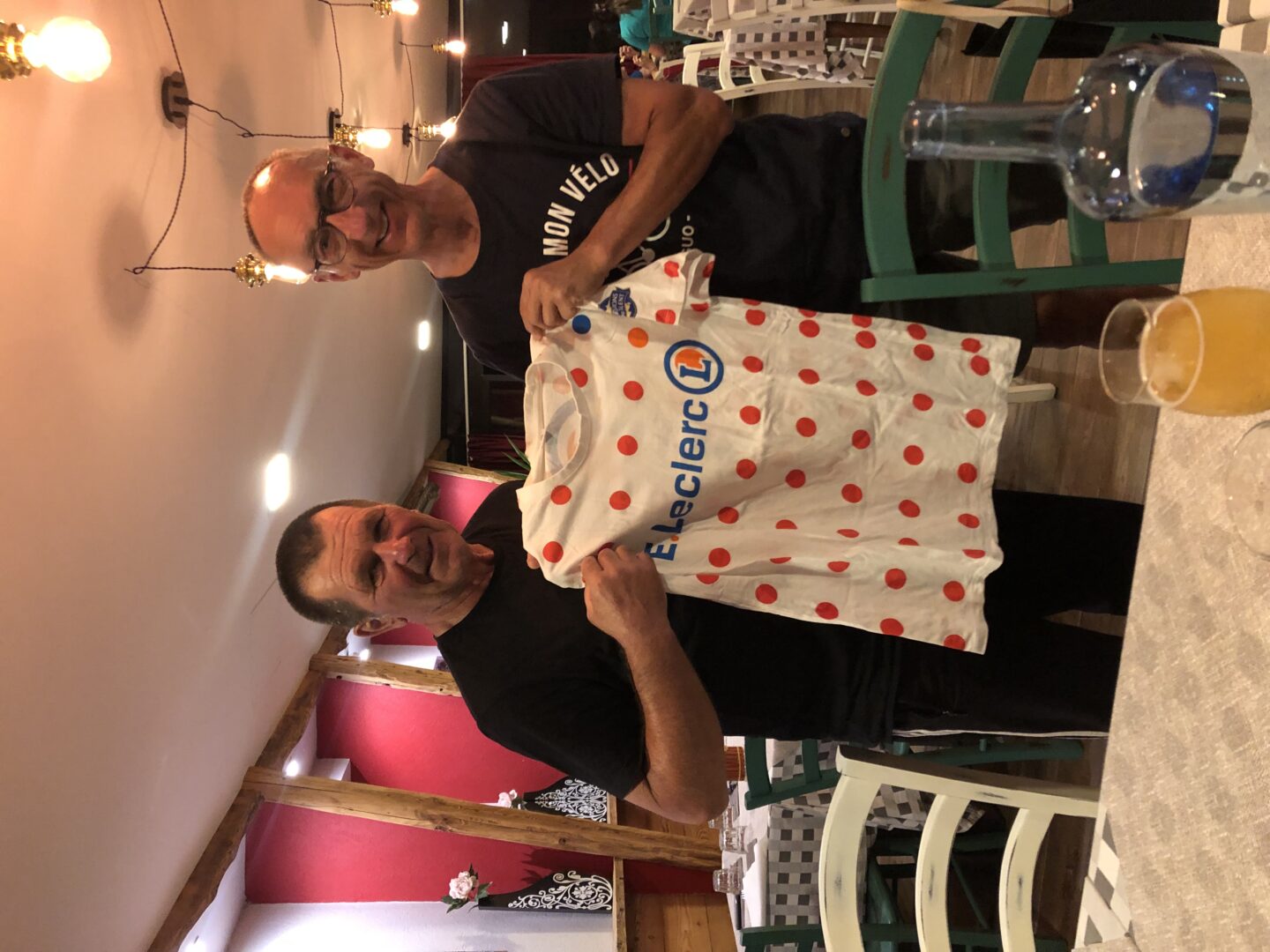 125 maillot à pois pour Lionel